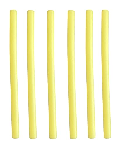 LANGXUN55-60 inch Indoor Trampoline Replacement 6 pcs Foam Rod - color: Yellow