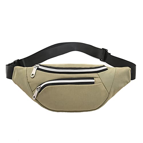 Waist Pack Bag for Men&Women - Fanny Pack for Workout Traveling Running. - color: (301)Khaki