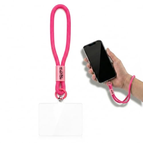 Salt Life Phone Lanyard Wrist Strap – Cell Phone Lanyard with Tether Tab, Anti-Loss Phone Wrist Strap for Any Smartphones - color: Pink