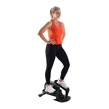 Stamina Inmotion Compact Strider Foot Exercise Machine - Under Desk Elliptical - Standing or Seated Elliptical Fitness Equipment - color: Black