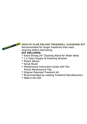 & Clean-N-Walk (Health Club Combo Kit) Original Patented Treadmill Lubricating and Cleaning System Since 1998 and Official Partner for Major Manufacturers Made in USA