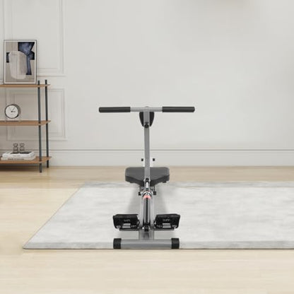 Rowing Machine Water Resistance with LCD Monitor, Home Fitness Rower