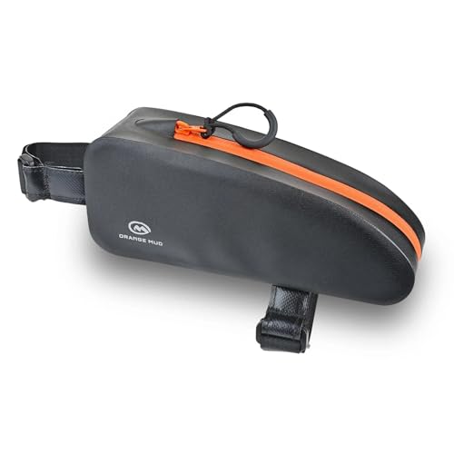 Orange Mud Waterproof Bike Top Tube Bag, Welded, TPU, Black - style: Top Tube Bag