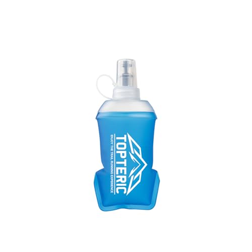 Collapsible Soft Flask Water Bottle, TPU Soft Folding Flexible Water Bottles for Hydration Pack/Running Vest, BPA/PVC Free, Ideal for Running Hiking Cycling Climbing (150ml) - style: 150ml