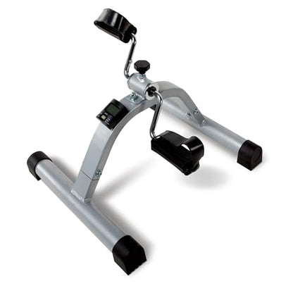 Marcy Under Desk Mini Pedal Leg and Arm Exercise Cycle with Adjustable Magnetic Resistance Leg Exercisers - color: Black