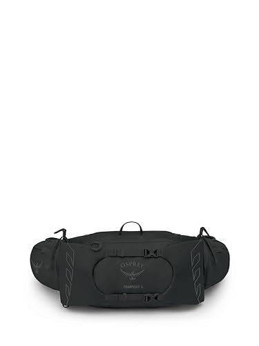 Osprey Tempest 6L Women's Lumbar Hiking Waist Pack - Fanny Pack with Water Bottle Holders - color: Black/Coal Grey, style: 6l