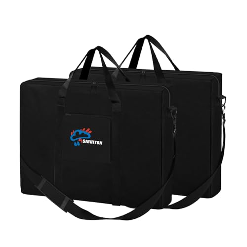 SIRUITON 2Pack Folding Table Storage Bag Fits 6FT Tables, Thick 600D Oxford - size: 2pack - 6ft Folding Tables Bag
