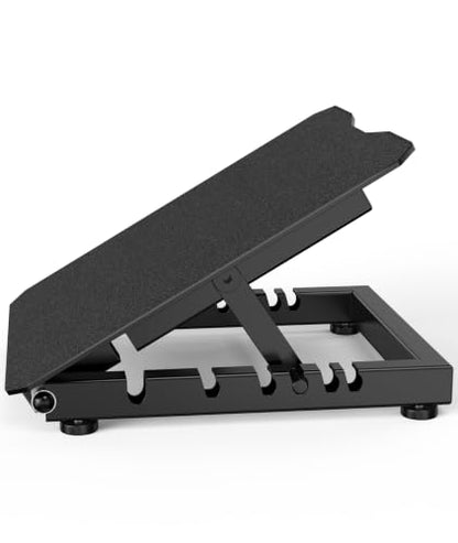 Steel Slant Board for Calf Stretching, Commercial Incline Board - color: Black