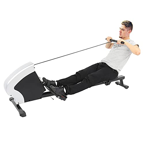 Rowing Machines Foldable, Exercise Fitness Machine for Home Gym 8 Resistance Reluctance Rowing Device Can Exercise Most of The Muscles of The Body