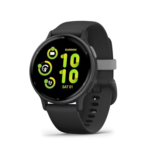 Garmin vívoactive® 5, Health & Fitness GPS Smartwatch, 42mm, Black - color: Slate