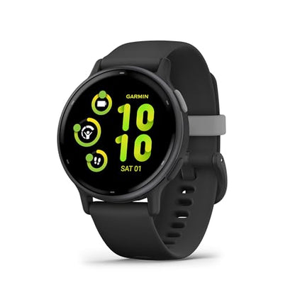 Garmin vívoactive® 5, Health & Fitness GPS Smartwatch, 42mm, Black - color: Slate