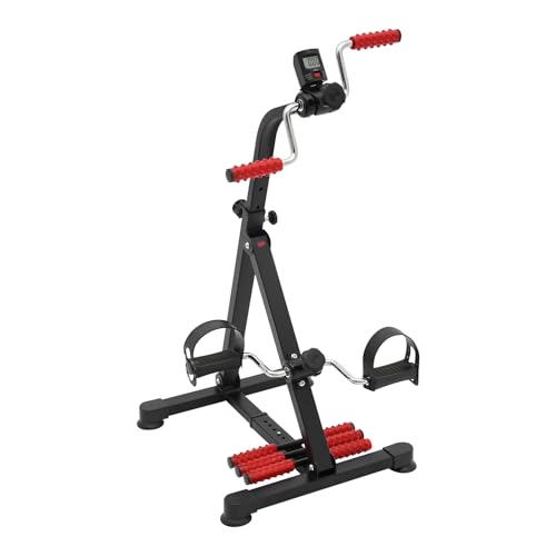 Pedal Exerciser Bike for Seniors, Hand Arm Leg and Knee Therapy Equipment