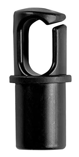 Machrus Upper Bounce Universal Trampoline Pole Caps for Fiber Glass or Metal Rings, Replacement Accessories and Hardware - color: Black, size: 1" or 1.5" Pole (Set of 12)