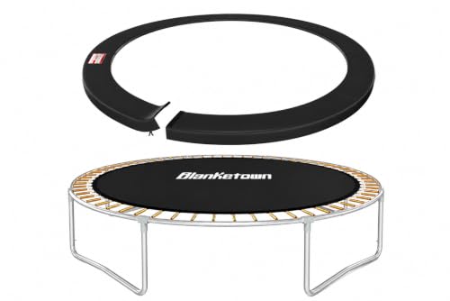 Trampoline Replacement Pad, Thick UV/Water Resistant Spring Cover 10-16FT - color: Black, size: 10FT