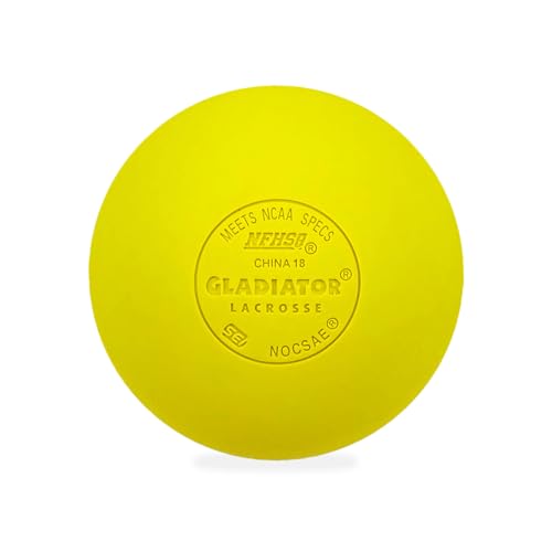 Gladiator Lacrosse Official Lacrosse Game Balls - color: Yellow