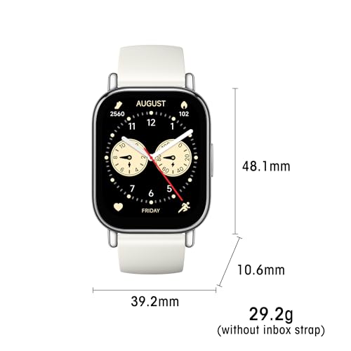 Xiaomi Redmi 5 Lite Smart Watch, Step Counter Watch for Women Men with 2" LCD Large Display, 140 Sports Modes, 5ATM Waterproof (Lite-Light Gold) - color: Lite-light Gold