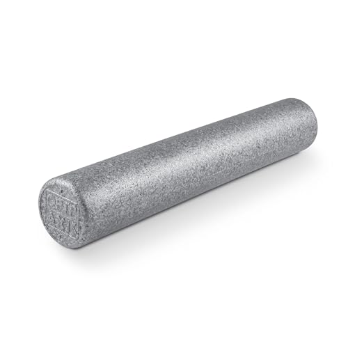OPTP Silver AXIS Moderately Firm Foam Roller – Round, Silver, 36" x 6" - size: 36" x 6" Round