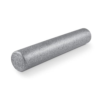 OPTP Silver AXIS Moderately Firm Foam Roller – Round, Silver, 36" x 6" - size: 36" x 6" Round