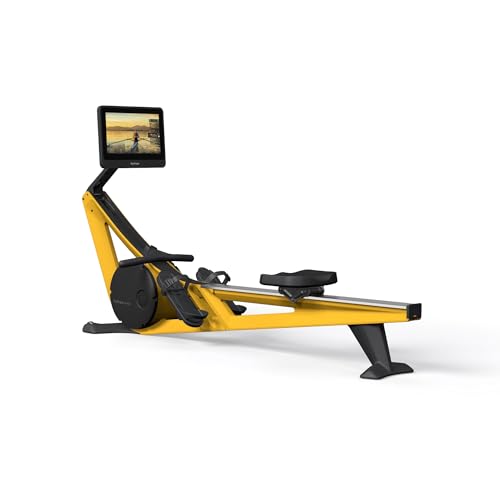 Hydrow Wave Rowing Machine with 16" HD Touchscreen & Speakers - Foldable | Live Home Workouts, Subscription Required - color: Sunrise
