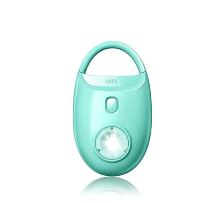 Safe Sound Personal Alarm, 130DB Personal Security Keychain with LED Strobe Light, Emergency Safety Device for Women, Men, Children, Students - color: Green