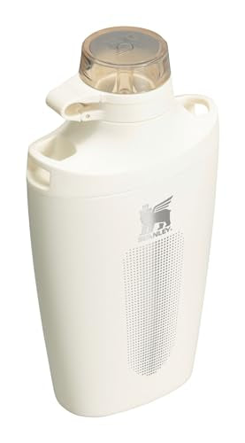 Stanley Cross Bottle 23 oz | Travel Water Bottle with Jacquard Strap | Leakproof Tritan Lid with Removable Straw | Insulated Stainless Steel | BPA-Free | Cream - color: Cream, size: 23 Ounces
