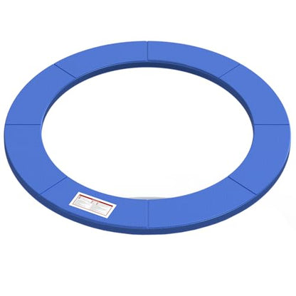LANGXUN Universal Trampoline Repalcement Safety Pad, 8ft 10ft 12ft 14ft 15ft 16ft Waterproof Surround Spring Foam Cover for Round Frame - color: Blue, size: 14ft