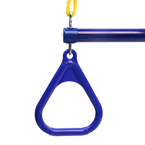 18" Trapeze Swing Bar Rings Swing Set Accessories - color: Blue
