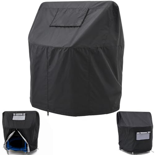 XCZ Trampoline Tent Cover - Mini trampoline cover, made of Oxford fabric - color: Black, size: 57Inch Trampoline tent Cover