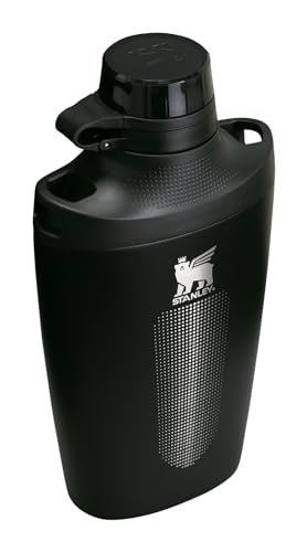 Stanley Cross Bottle 23 oz | Travel Water Bottle with Jacquard Strap | Leakproof Tritan Lid with Removable Straw | Insulated Stainless Steel | BPA-Free | Black - color: Black, size: 23 Ounces