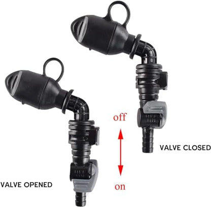 Hydrations Bags Bites Valves with Cover Replacement Leakproof Bladder Mouthpiece Valves Tube Nozzles Easy Use Hydrations Bags Bites Valves Tube Nozzles Adjustable Switches Water Bag Nozzles Packs