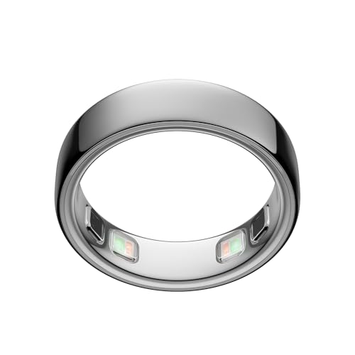 Oura Ring 5 Smart Ring - Silver - Size 7 - Fitness & Sleep Tracker - color: Silver, size: 7, style: Ring