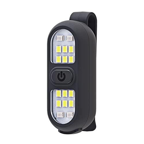 Clip on Flashlight, Running Lights for Runners Dog Light for Dog Walking at Night Rechargeable Safety Portable EDC Flashlight Gift for Runners Hands Free LED Work Light Flashing Camping Hiking Gear - color: 1 Pack Black