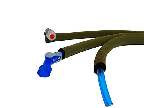 Hydration Pack Insulated Drink Tube Hose Cover Sleeve - color: OD Green