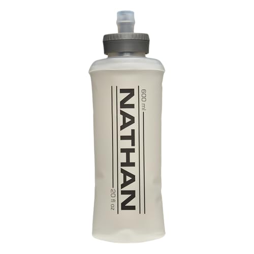 Nathan 20oz Soft Flask w/Bite Top, Running Water Bottle, Collapsible Water Bottle, Travel - size: 20 Ounces