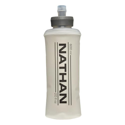 Nathan 20oz Soft Flask w/Bite Top, Running Water Bottle, Collapsible Water Bottle, Travel - size: 20 Ounces
