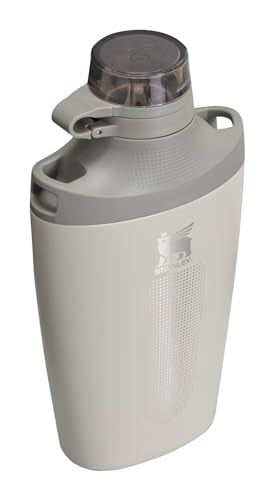 Stanley Cross Bottle 23 oz | Travel Water Bottle with Jacquard Strap | Leakproof Tritan Lid with Removable Straw | Insulated Stainless Steel | BPA-Free | Ash - color: Ash, size: 23 Ounces