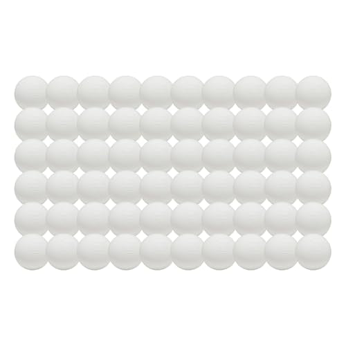 Champion Sports Lacrosse Balls – Official Size NCAA, NFHS, NOCSAE Certified, Packs of 3, 6, 12, 60 or 120 for Practice & Games, Multiple Colors - color: White, style: 60 Pack