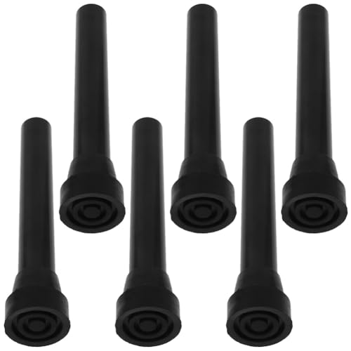 Milisten Trampoline Leg with Pad Stainless Steel Trampoline Leg Tube Replacement Weather-Resistant Parts for Outdoor Use 7.48 X 1.57 X 1.57 in Pack of 6