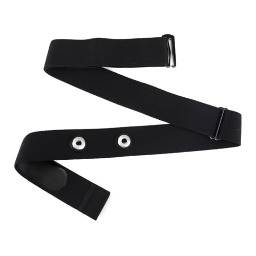 Heart Rate Monitor Chest Band for Polar H10 H9 H7, Adjustable Waterproof Replacement Chest Strap Compatible with Polar Garmin - style: Black