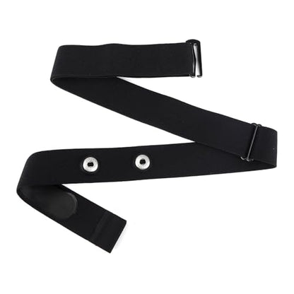 Heart Rate Monitor Chest Band for Polar H10 H9 H7, Adjustable Waterproof Replacement Chest Strap Compatible with Polar Garmin - style: Black