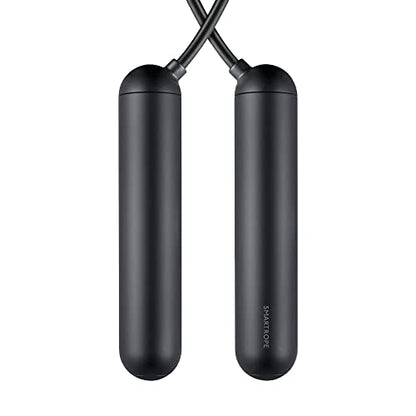 [Tangram Factory] Smart Rope - LED embedded Jump Rope - See your fitness data in MID-AIR - color: Black, size: Small