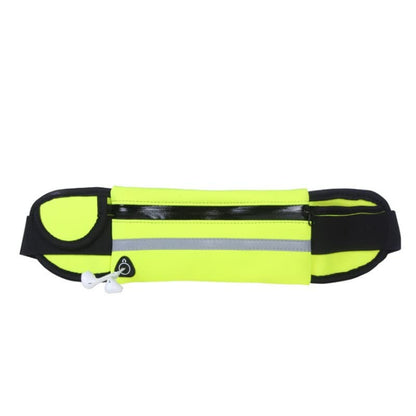 Universal Running Belt - Secure Fit with Anti-Slip, High-Capacity, Breathable Dive Material, Reflective Safety for Men & Women (Green) - color: Green