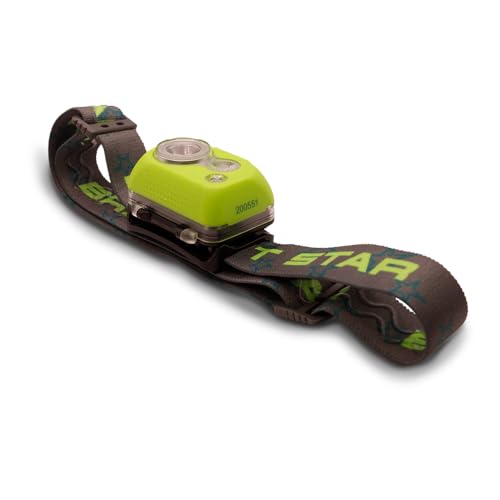 Bright Star B.O.B "Big Ol' Beam" 300 Lumen LED Headlamp Hands-Free, Kawi Green, Auxiliary Red LED, 4 Modes, Waterproof Ideal for Outdoor, Industrial, Emergency, Running, Batteries Included - color: Kawi Green