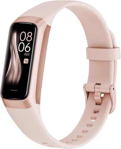 ZKSSGY Fitness Tracker with 24/7 Heart Rate Blood Oxygen Sleep Monitor,Activity Tracker with 1.1" AMOLED Touch Color Screen, Multiple Sport Modes Step Counter,IP68 Waterproof for Women Men (Pink) - color: Pink