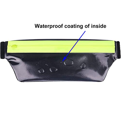 Running Belt,Slim Running Fanny Pack Waterproof Runner Workout Exercise Phone Waist Pack Belt Pouch Bags for Women Men iphone Gym