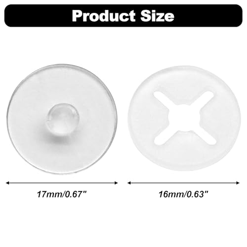 Running Bib Clips - color: Clear