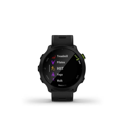 Garmin Forerunner 55, GPS Running Watch with Daily Suggested Workouts, Up to 2 Weeks of Battery Life, Black - 010-02562-00 - color: Black