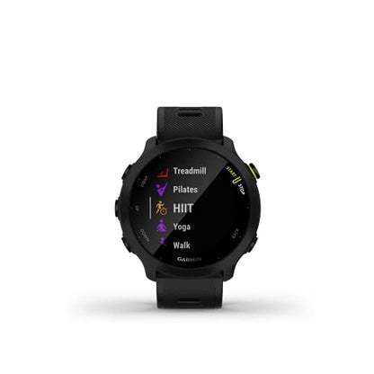 Garmin Forerunner 55, GPS Running Watch with Daily Suggested Workouts, Up to 2 Weeks of Battery Life, Black - 010-02562-00 - color: Black