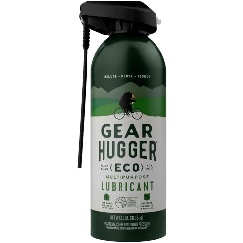 Gear Hugger Multipurpose Lubricant Spray, Plant-Based (11oz, Pack of 1) - style: Multipurpose Lubricant (11 oz, Pack of 1)