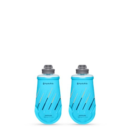 HydraPak SoftFlask Collapsible Nutrition Flask 2-Pack (150ml, Malibu) - color: Malibu, style: NEW 150ml 2-Pack
